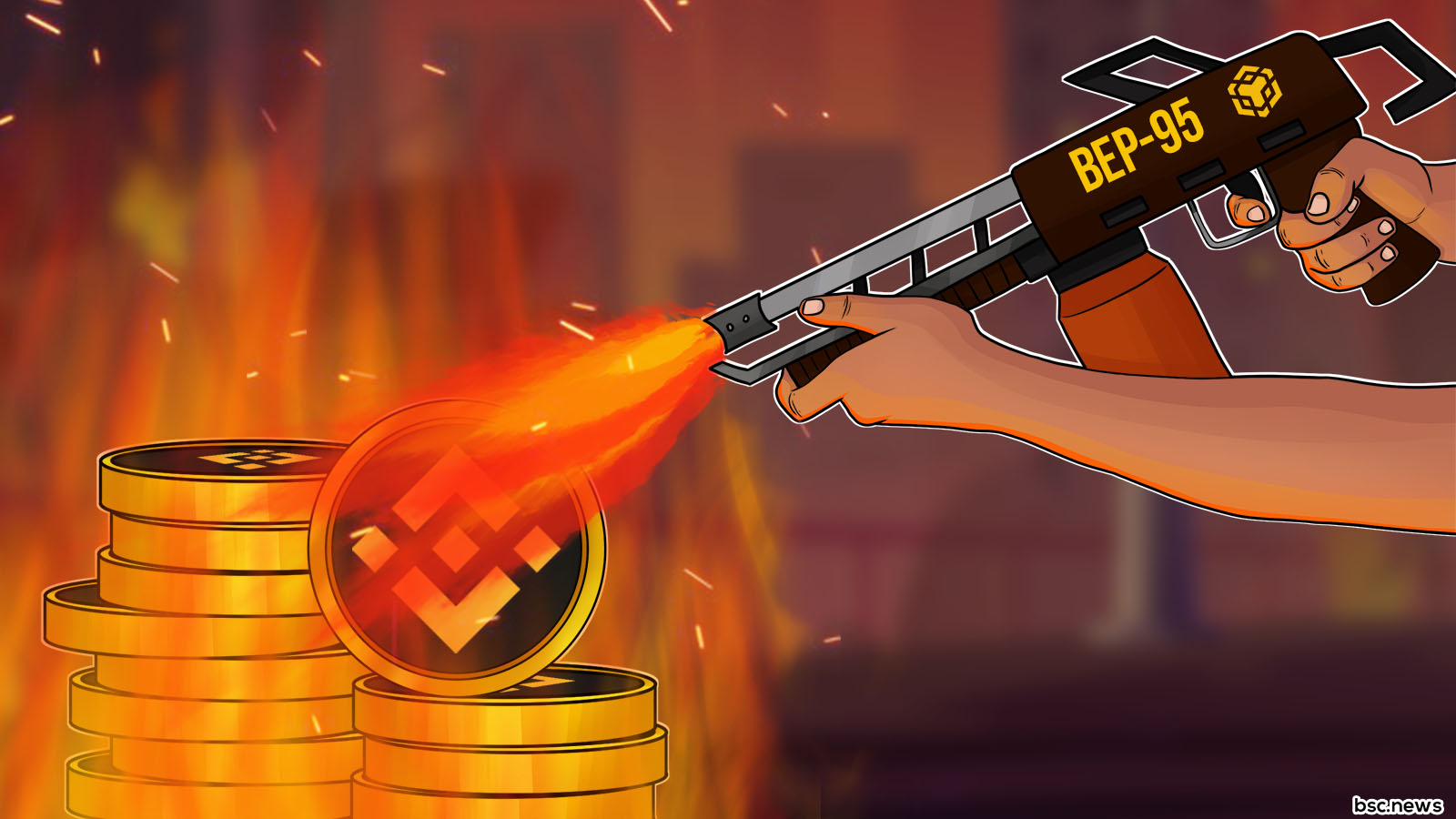 Protocolo BEP-95, Mecanismo de queima da Binance Smart Chain.