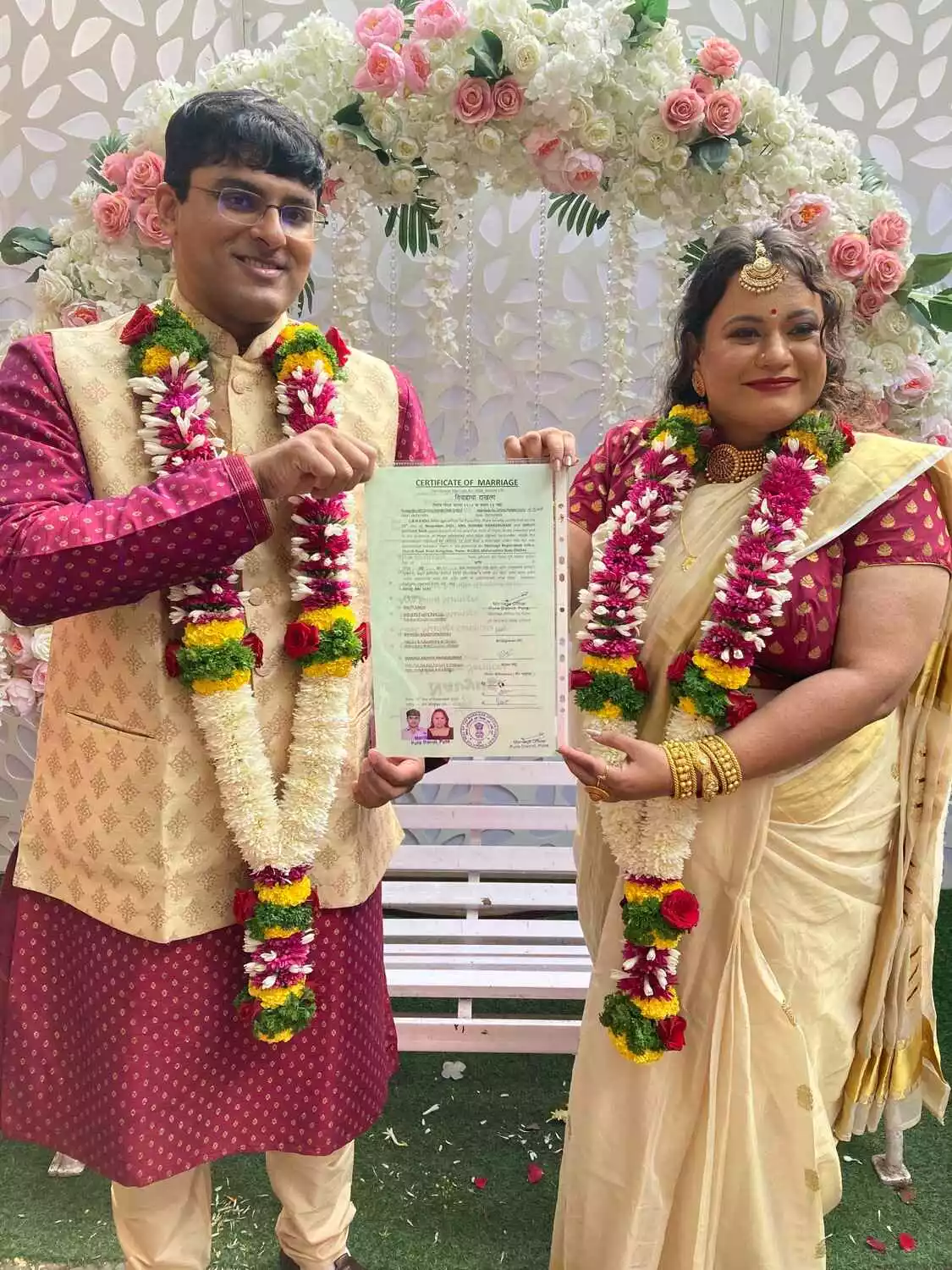 Casal Indiano Realiza Casamento Com Votos NFT, Shruti Nair e Anil Narasipuram 